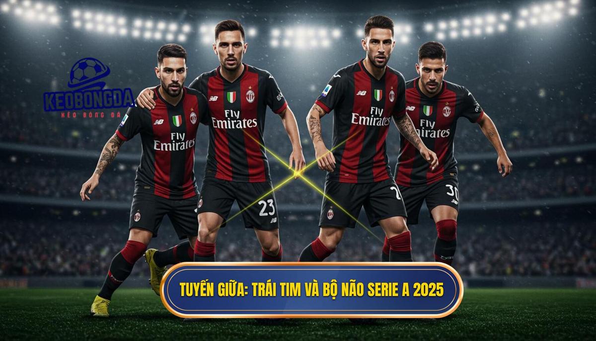 Tuyến tiền vệ_ Trái tim và bộ não của Đội hình tiêu biểu Serie A 2025