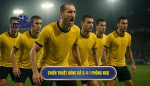 Chiến thuật bóng đá 5-4-1 phòng ngự