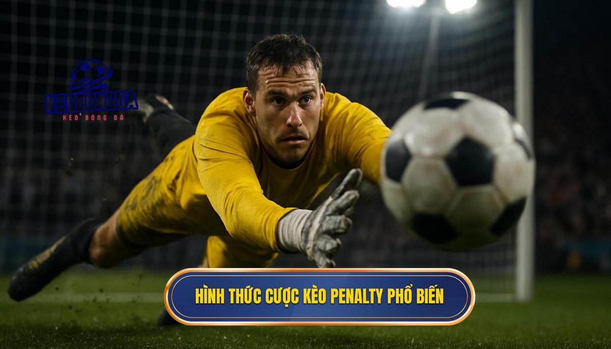Các hình thức đặt cược kèo penalty phổ biến nhất hiện nay