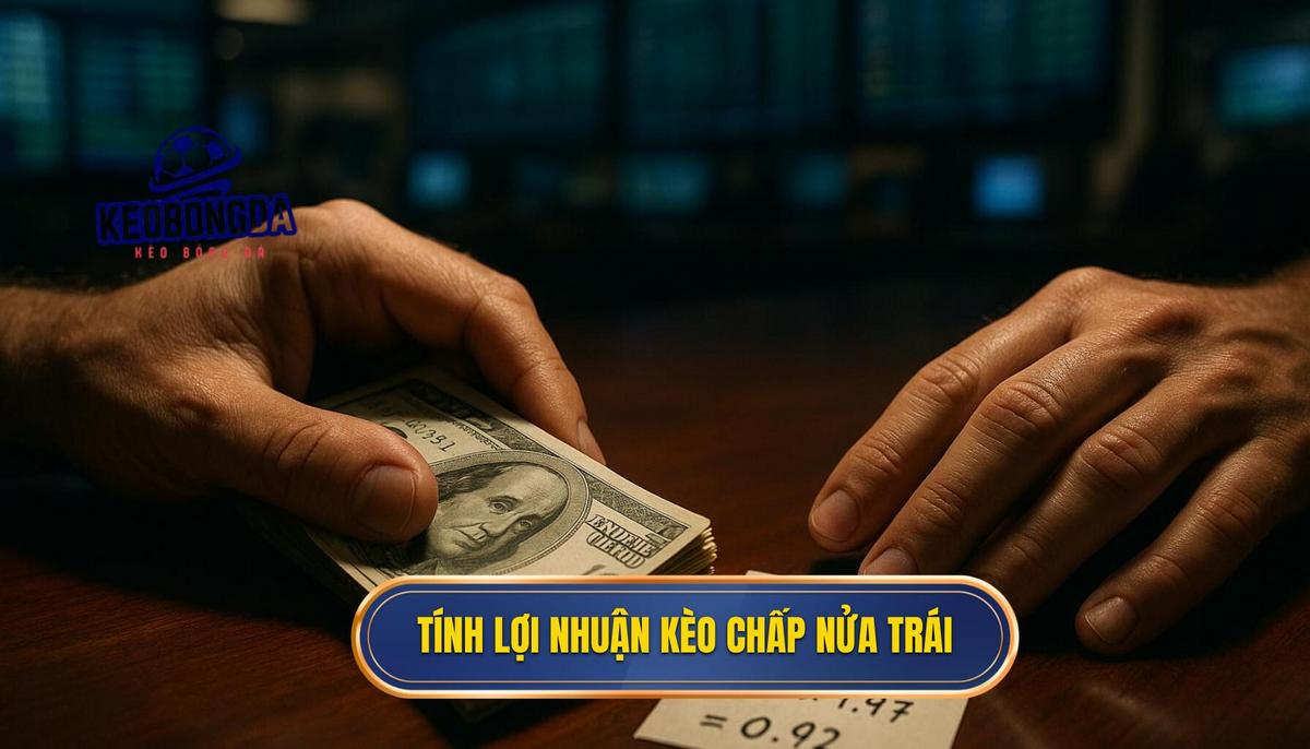 Cách tính toán lợi nhuận khi chơi kèo chấp nửa trái