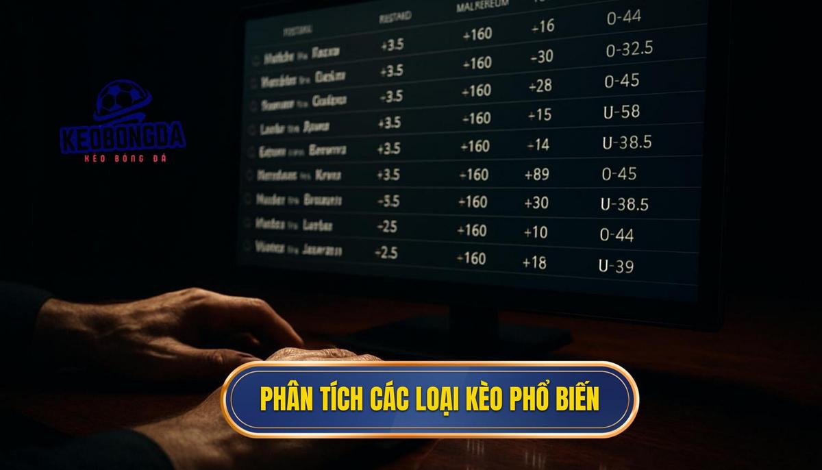 Phân tích các loại kèo phổ biến và cách tiếp cận thông minh