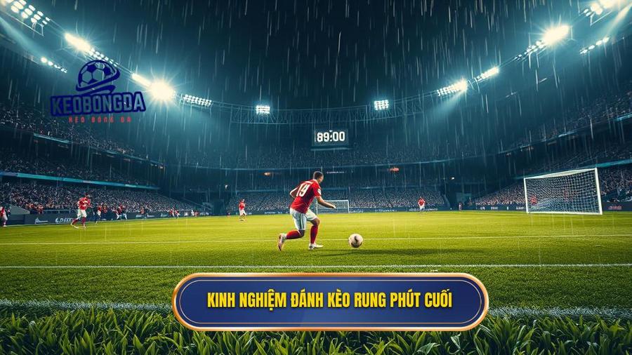3. Kinh nghiệm đánh kèo rung phút cuối