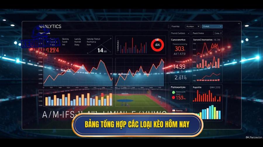 Bảng tổng hợp các loại kèo hôm nay